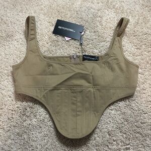 pretty little thing corset top